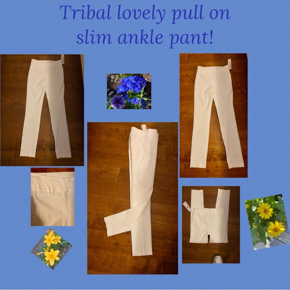 Tribal lovely waffle ankle pant!